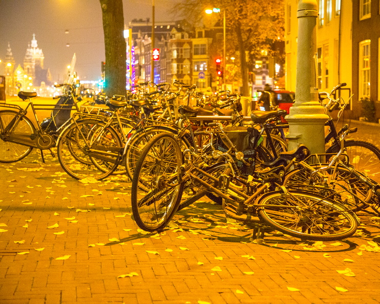 2012 11-Amsterdam Bikes at night.jpg